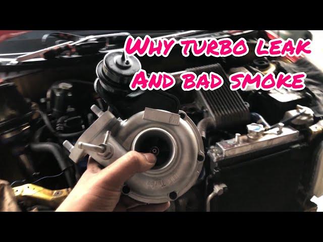 Punca kenapa turbo kejap2 berasap… kejap2 OK | Why Turbo Leak and bad smoke