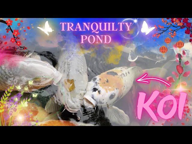 TRANQUILITY POND : The KOI amongst the trees | Happy Sunday