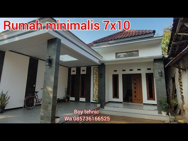 RUMAH MINIMALIS 7X10 CARPOT LUAS DUA KAMAR TIDUR