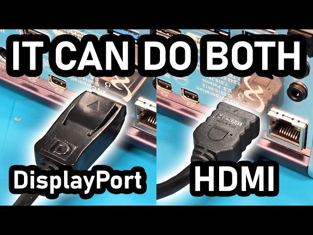 A DisplayPort Port That You Can Plug HDMI Into