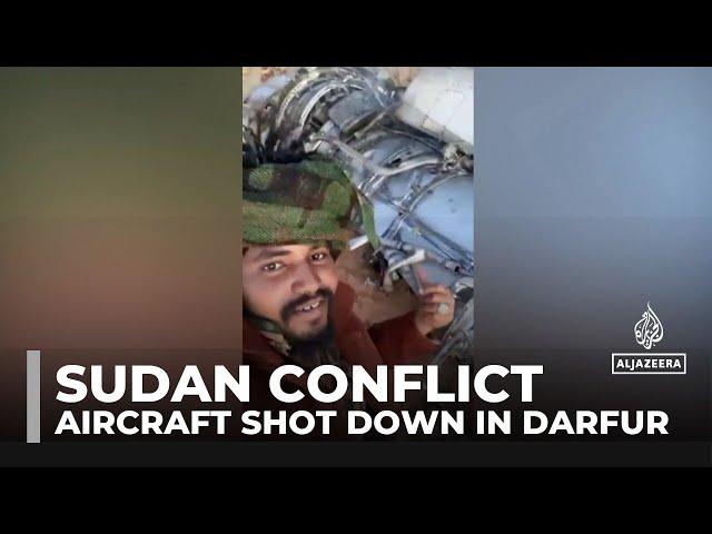 Sudan’s RSF claims to have shot down a cargo plane suspected of breaching UN arms embargo in Darfur