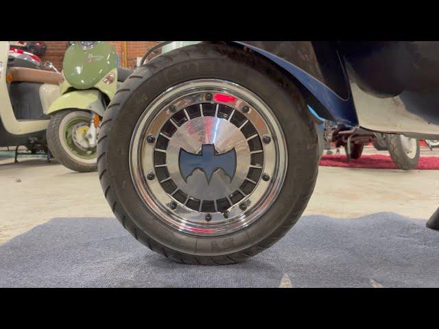 Vintage GOBATS Batman Vespa (Custom 1965 Vespa VNA)