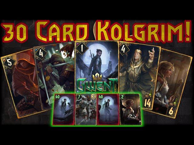 Gwent | 30 card Kolgrim! Enslave 7, Self clogg, Mill.