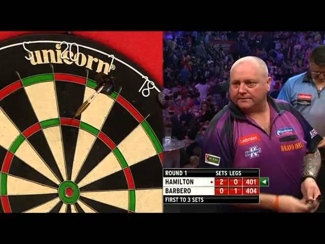 Andy Hamilton vs Julio Barbero - PDC World Darts Championships 2014 First Round