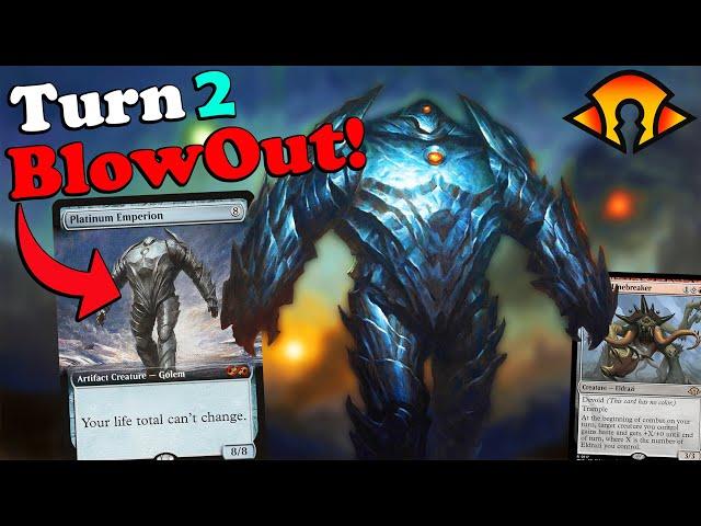 MTG Modern ▷ Eldrazi HardLock Combo Deck! ◁ w/ Platinum Emperion & Eldrazi Linebreaker!【MH3】