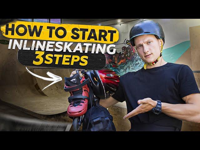 HOW TO START INLINE SKATING: 3 STEPS. Basic advices and simple moves to start rollerblading