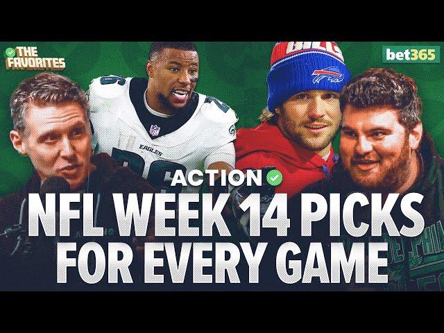 NFL Week 14 Betting Predictions & BETS for EVERY NFL Game! NFL Expert Picks | The Favorites Podcast