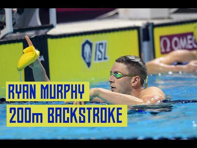 Ryan Murphy wins packed 200m Backstroke | ISL | FULL RACE | Las Vegas