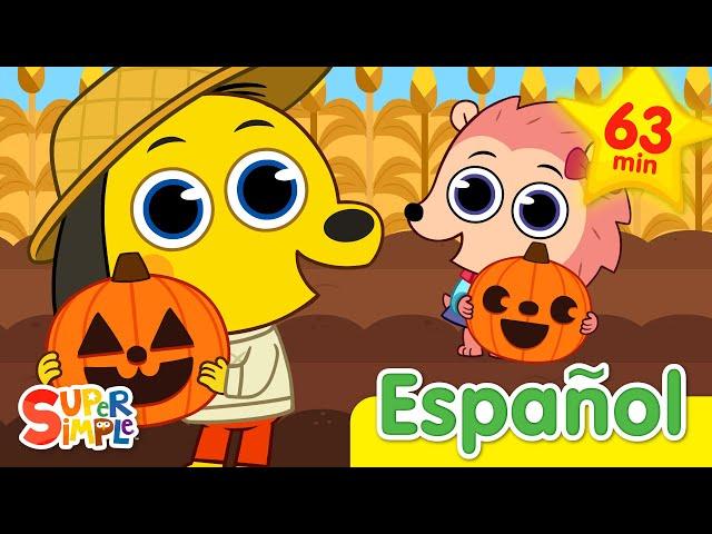 Vamos Al Huerto De Calabazas Y Más | ¡Las Mejores Canciones Infantiles! | Super Simple Español