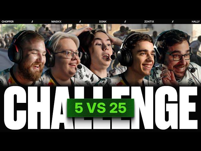 TEAM SPIRIT: 5 VS 25 CHALLENGE (ENG SUB)