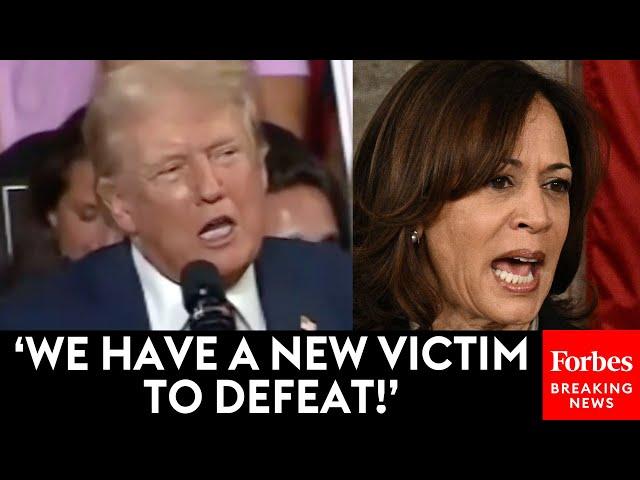 BREAKING: Trump Unveils Vicious Nickname For Kamala Harris After Mocking Biden Withdrawal | NC Rally
