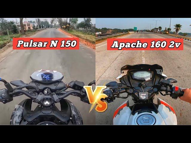 Bajaj Pulsar N 150 VS TVS Apache RTR 160 2V | Detailed Comparison | Which One To Buy? |