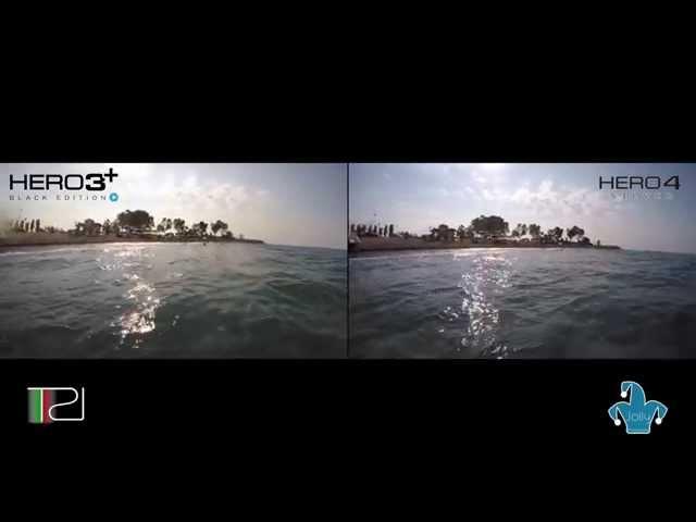 GoPro HERO 3+ Black Edition VS GoPro HERO 4 Silver | Video & Audio Comparison