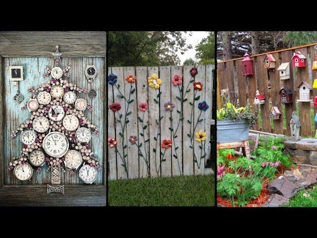 30 DIY Garden Fence Ideas.Fence Decorating Ideas And Dedigns.