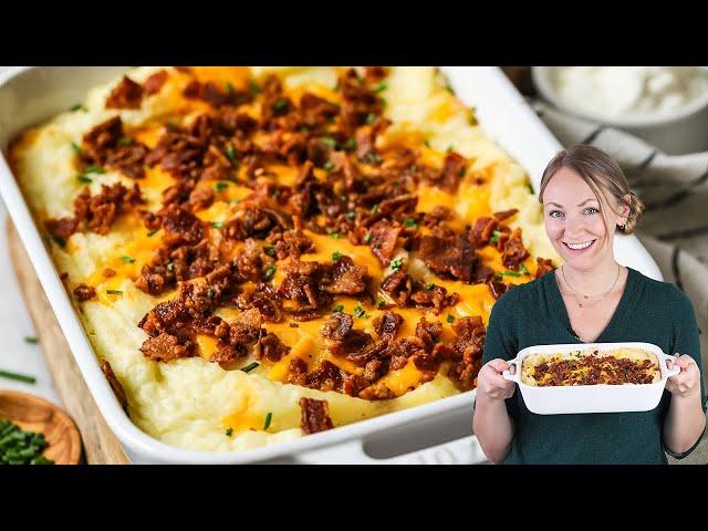 Mashed Potatoes On Another Level: Loaded Mashed Potato Casserole