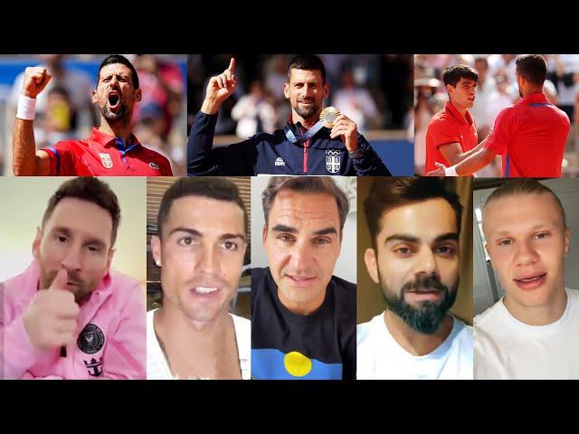 Famous Reaction On Novak Djokovic Historic Gold Medal Win - Paris Olympic 2024