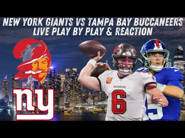 *LIVE* | NFL | New York Giants Vs. Tampa Bay Buccaneers Play By Play & Reaction