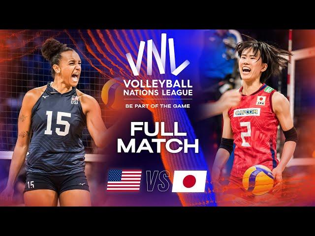  USA vs.  JPN - Full Match | Quarter Finals | Women's VNL 2023