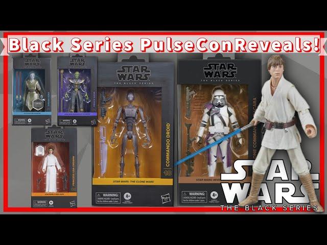 Black Series Reveals! Commander Bacara, Commando Droid, Farmboy Luke & More!