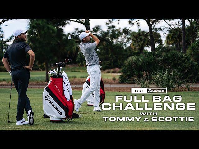 Scottie Scheffler VS. Tommy Fleetwood Full Bag Challenge | TaylorMade Golf