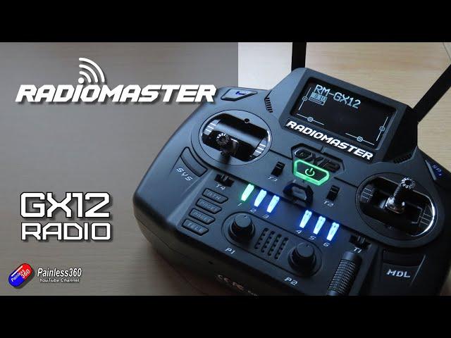 R/C News:  Radiomaster GX12 Customisable ELRS Radio (with both 2.4Ghz, 900Mhz and Gem-X support!)