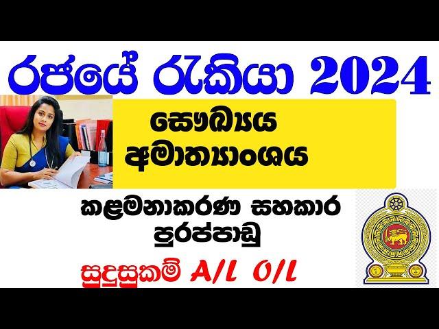 කළමනාකරණ සහකාර ඇබෑර්තු |  රජයේ රැකියා | Government job vacancies 2024 Sinhala