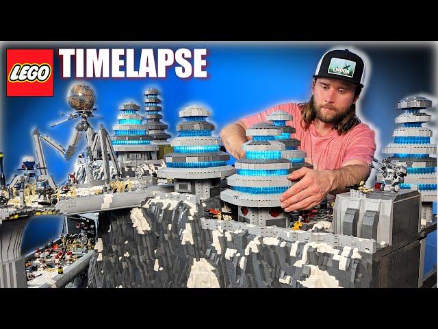 Building A MASSIVE City In Less Than 10 Minutes | LEGO Moc Time Lapse!