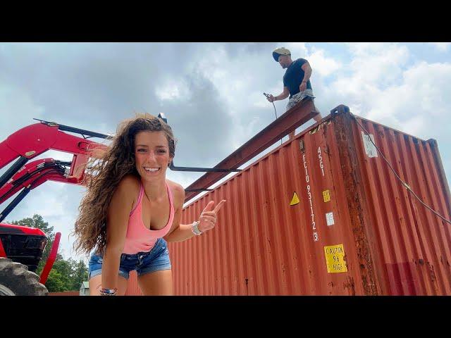 Taking Our Shipping Container Shop to New Heights! | Structural Steel