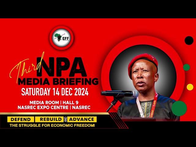 EFF Officials Address 3rd NPA Media Briefing