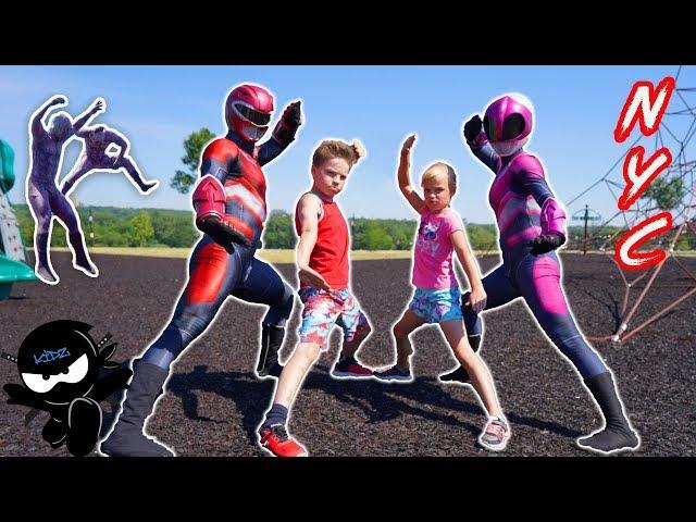 Power Rangers NINJA KIDZ NYC Adventure!