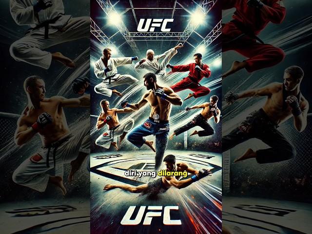 LIMA BELADIRI PALING BERBAHAYA YANG LARANG DI UFC #ufc #mma #silat #taekwondo #kungfu #kravmaga #top