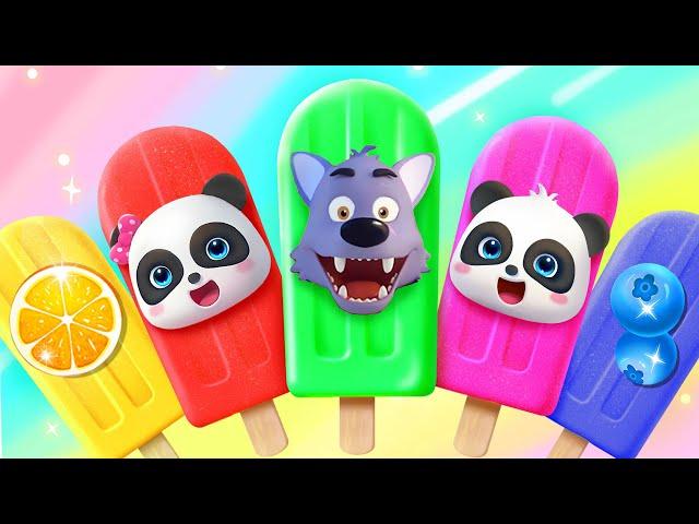 Rainbow Ice Pop | Learn Fruits | Colors Song | Nursery Rhymes & Kids Songs | BabyBus