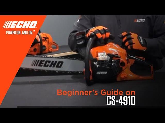 ECHO_Chainsaws_How to Start the CS-4910 & CS-590 Chainsaws_How-To Video