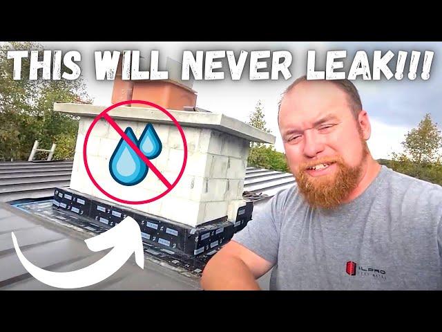 Your Metal Roof Chimney Flashing Leak WILL BE GONE!