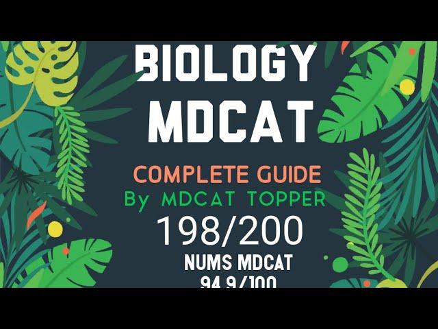 How to prepare MDCAT BIOLOGY |GUIDE|68/68MARKS|Practice Books|LECTURES|TOPPER|