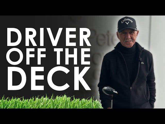 Pete Cowen explains how to PERFECTLY hit a driver off the deck