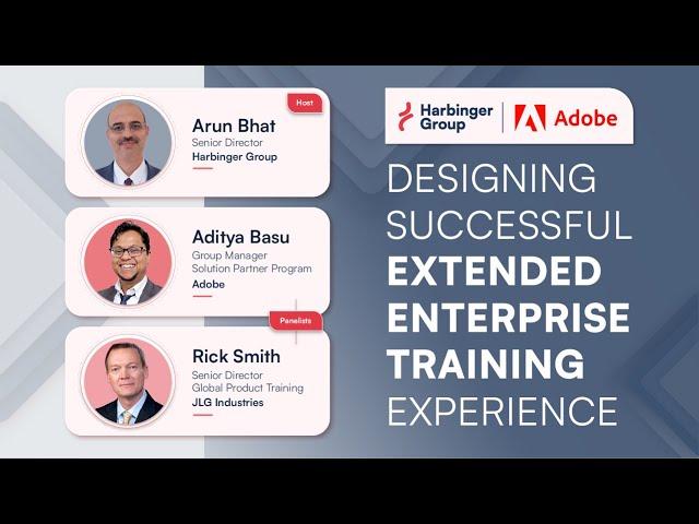 Webinar - Designing Successful Extended Enterprise Training Experience