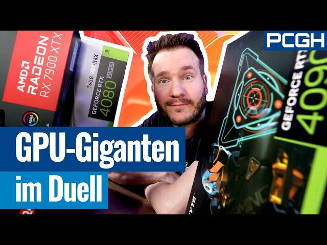 Test für 2024 aktualisiert: Geforce RTX 4090 gegen Radeon 7900 XTX