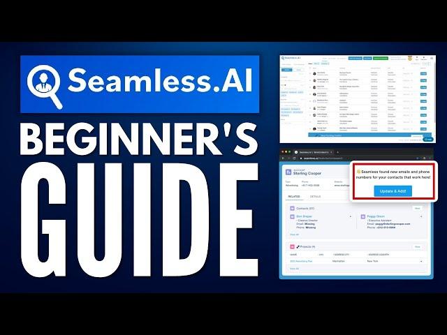 How To Use Seamless.ai (Beginners Guide)