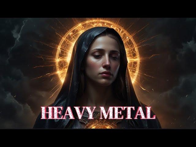 Mary Celestial Queen Heavy Metal | @GarcesBureba and SunoIA #metal #christian