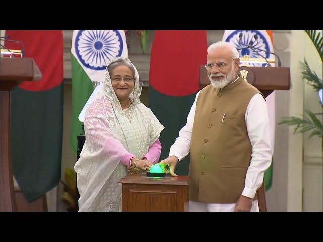 PM Modi, Sheikh Hasina jointly inaugurates 3 projects, hold bilateral talks