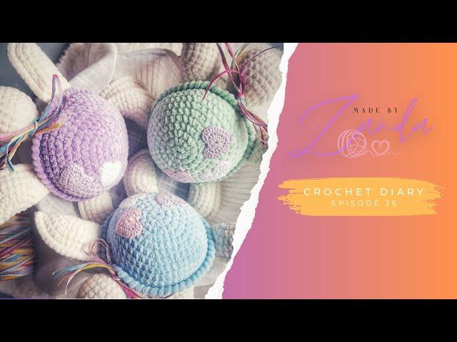 CROCHET DIARY E36. Local market, new yarn & pattern #vlog #crochet #mom #smallbusiness #handmade