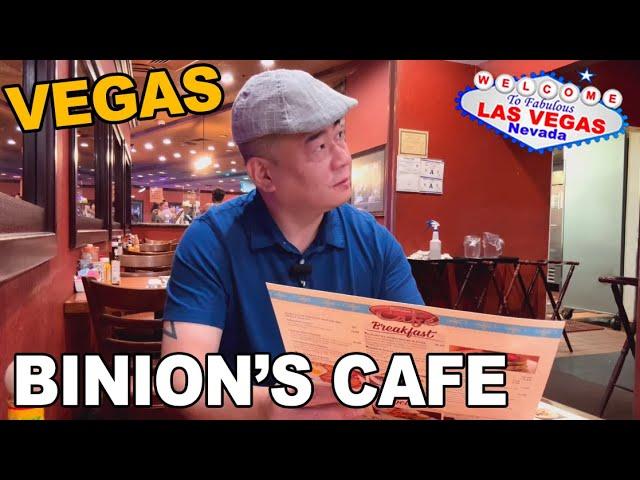 Back to the Binion's Cafe! Las Vegas