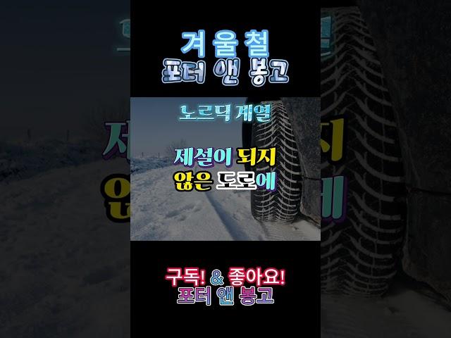 #윈터타이어#타이어#노르딕타이어#알파인타이어