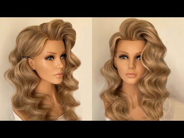 Hollywood waves. Hairstyle tutorial