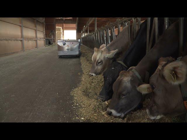 DeLaval OptiDuo - Der Futterzuschieber mit Doppelfunktion