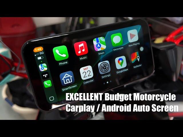 LAMTTO RC15 Motorcycle CarPlay Android Auto Smart Screen Review EXCELLENT BUDGET Option