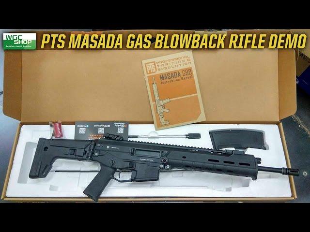 PTS Syndicate Masada Gas Blowback Rifle Demo by WGC Shop