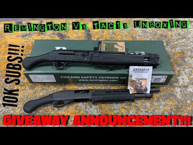 Remington V3  Tac13 Unboxing/review and GIVEAWAY!!!