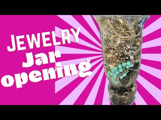 Incredible Jewelry Jar Opening! Gold , Diamonds , & More! #jewelryjar #jewelry #mystery